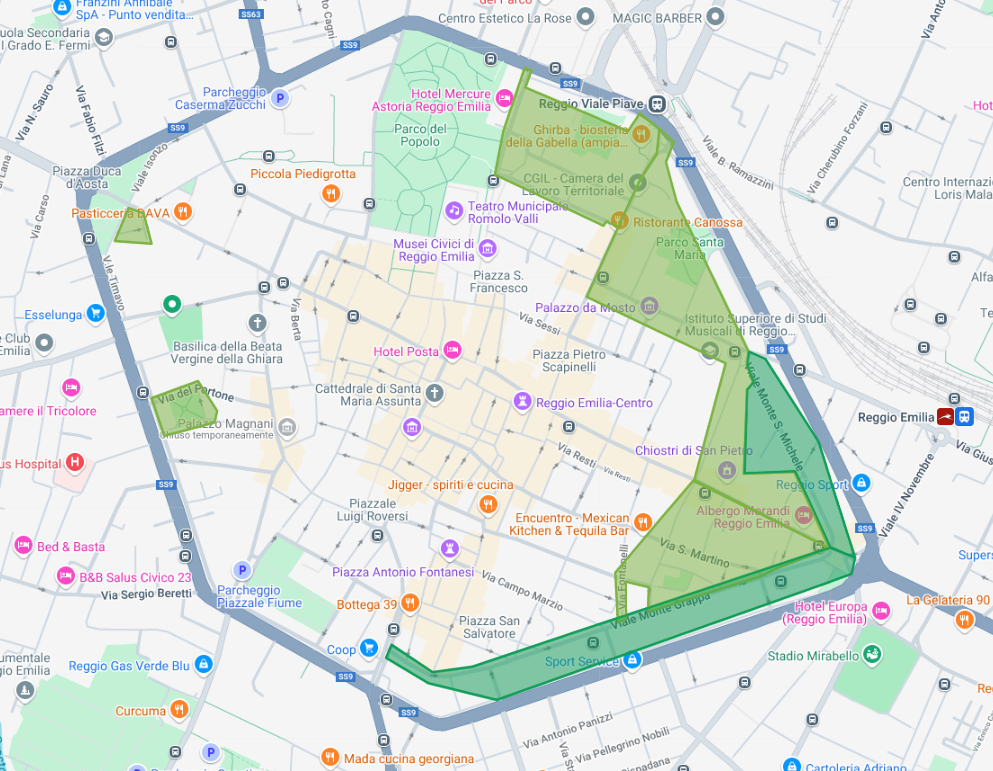 Mappa -  Zona A3