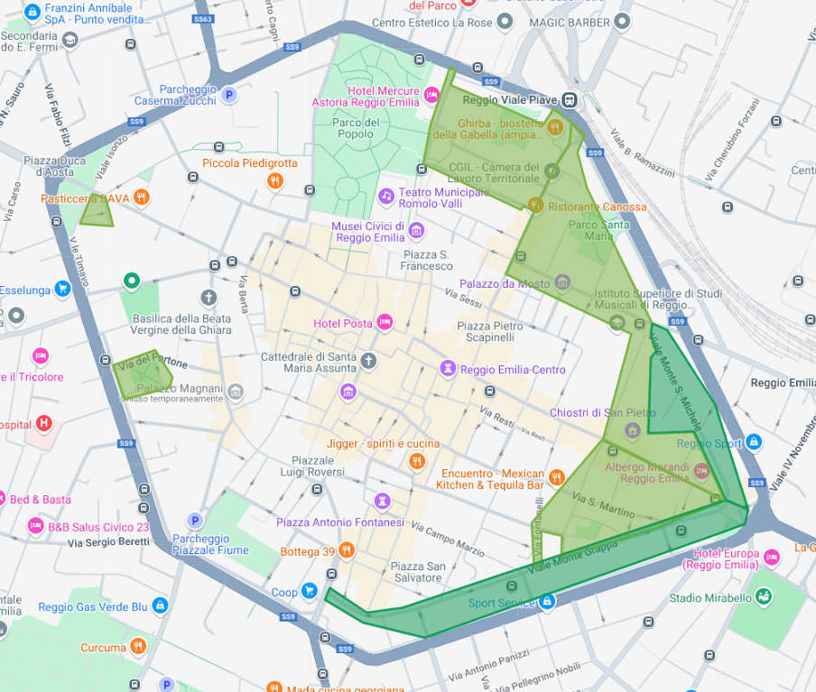 Mappa -  Zona A4