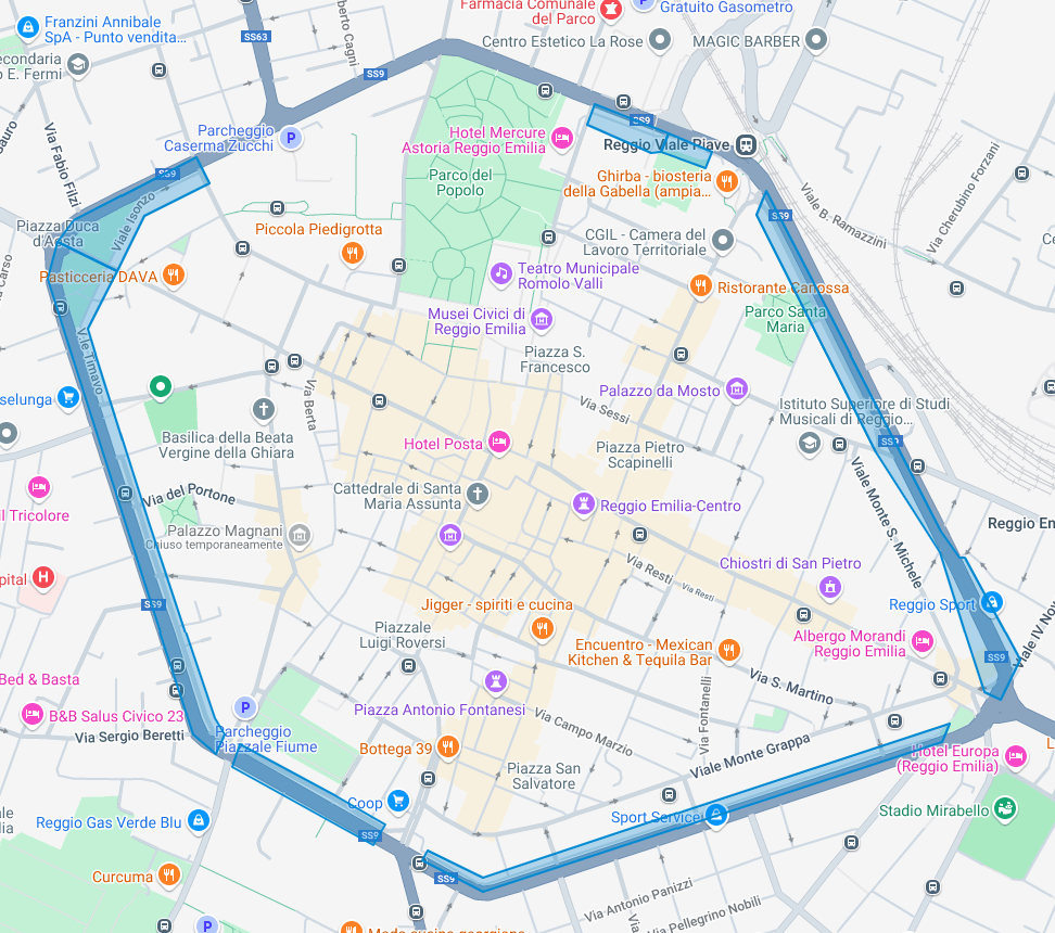 Mappa -  Zona B1