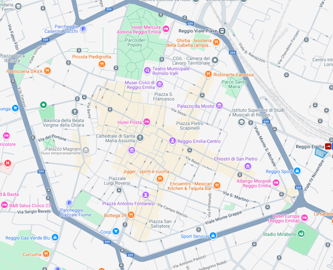 Mappa -  Zona B2-1