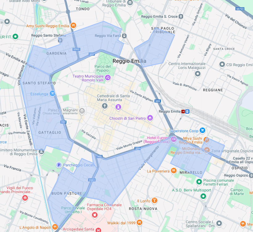 Mappa -  Zona C